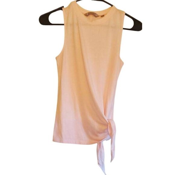 ATHLETA Cloudlight Asym Side Tie Tank In Light Pink - Picture 3 of 5